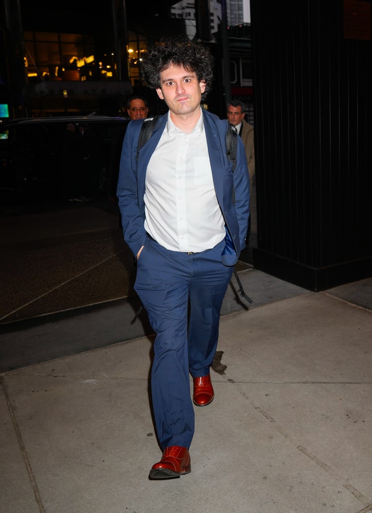 NEW YORK, NEW YORK - JANUARY 03: FTX founder Sam Bankman-Fried is seen on January 3, 2023 in New Yo...