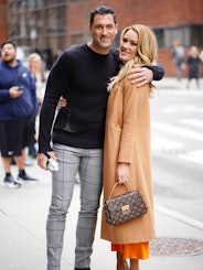 Maksim Chmerkovskiy and Peta Murgatroyd are seen on March 10, 2020 in New York City.  