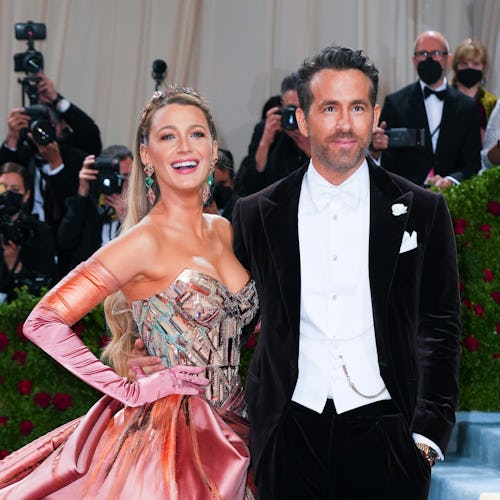 NEW YORK, NEW YORK - MAY 02: Blake Lively and Ryan Reynolds attend The 2022 Met Gala Celebrating "In...