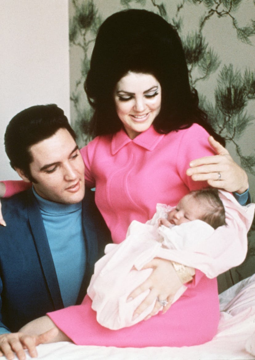 Elvis Presley and his wife, Priscilla, welcomed Lisa Marie on Feb. 1, 1968 in Memphis, Tennessee.  B...