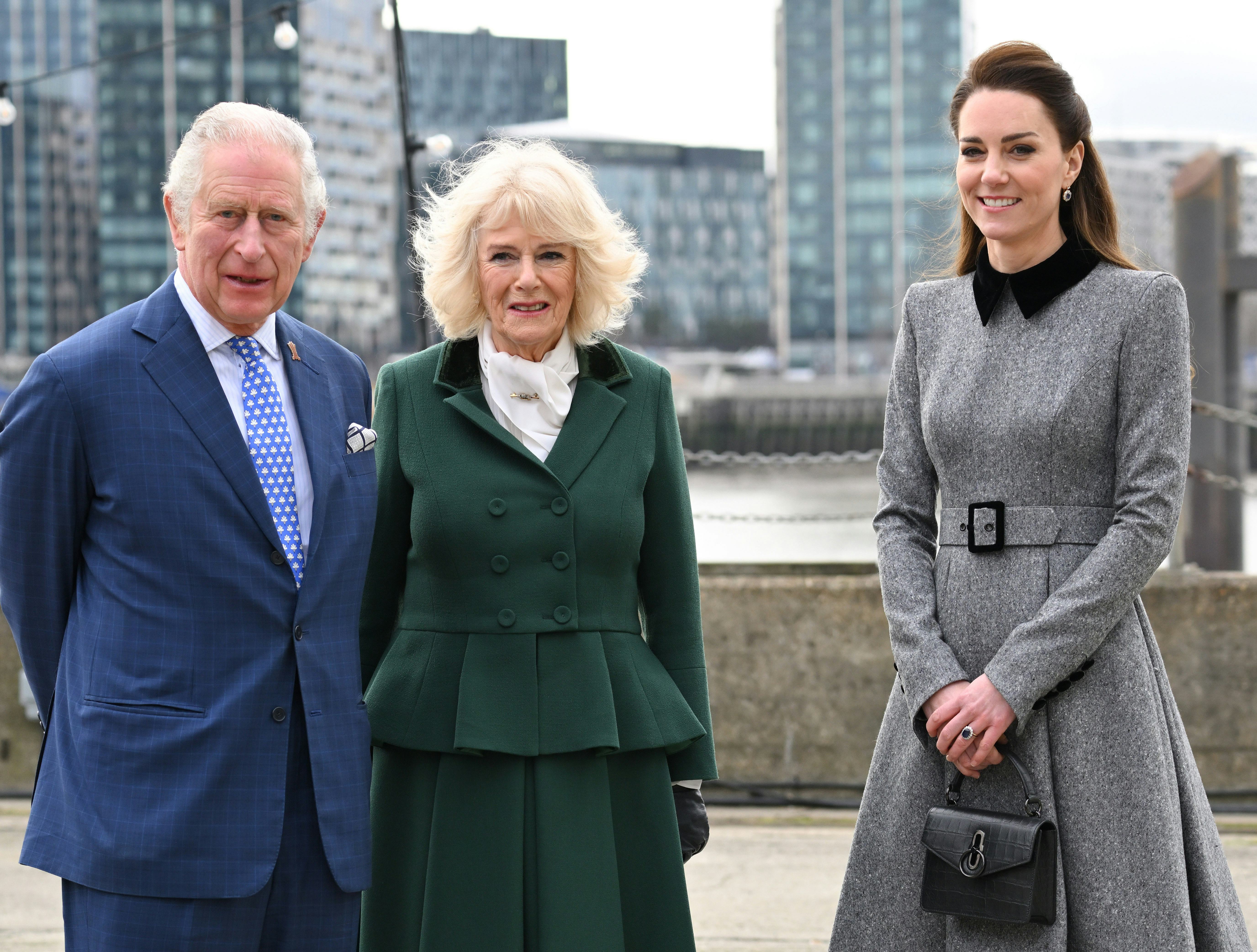 LONDON, ENGLAND - FEBRUARY 03: Prince Charles, Prince of Wales, Camilla, Duchess of Cornwall and Cat&hellip;