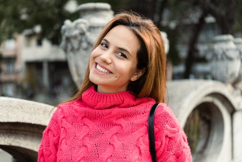 Portrait of a beautiful young woman