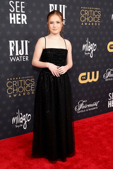 Darby Camp attends the 28th Annual Critics Choice Awards 