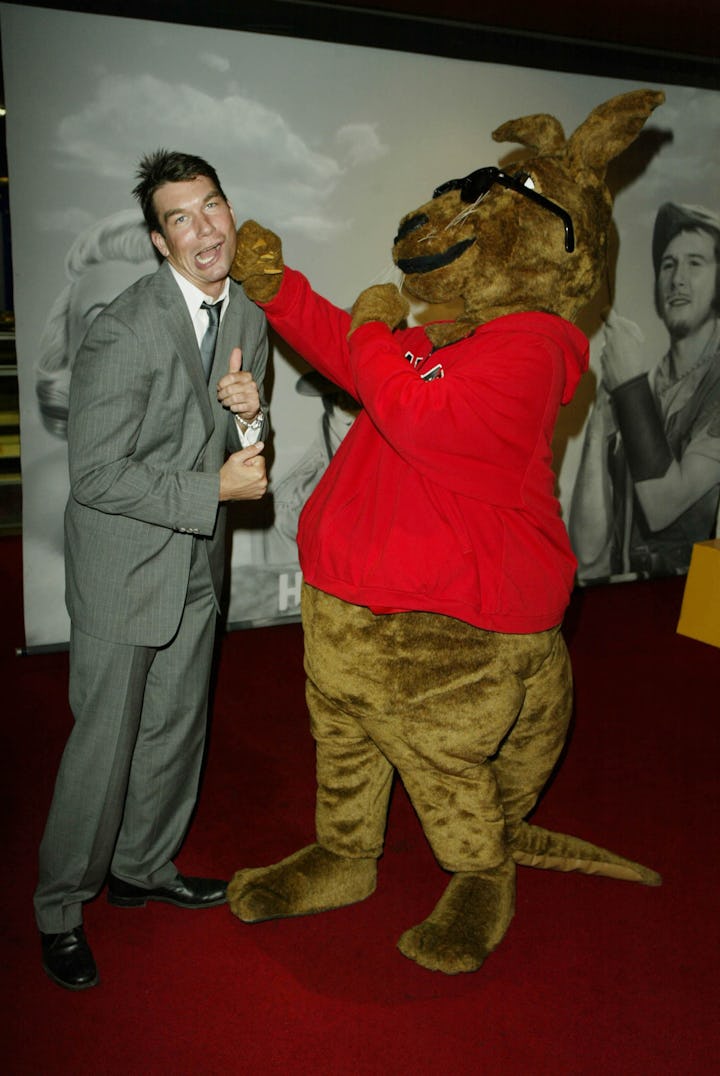 LONDON - MAY 8: American actor Jerry O'Connell attends the premiere of the film"Kangaroo Jack" at Wa...
