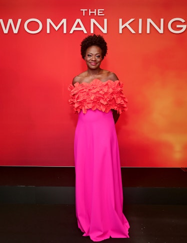 Viola Davis attends "The Woman King" Photo Call 