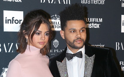 NEW YORK, NY - SEPTEMBER 08:  Singers Selena Gomez and The Weeknd attend the 2017 Harper's Bazaar Ic...