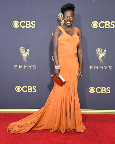 Viola Davis arrives at the 69th Annual Primetime Emmy Awards 