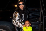 Kim Kardashian's son Saint West lost his first tooth and asked the tooth fairy for Roblox money. Pho...