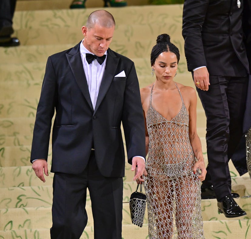 Channing Tatum had "no chill" when crushing on Zoe Kravitz.