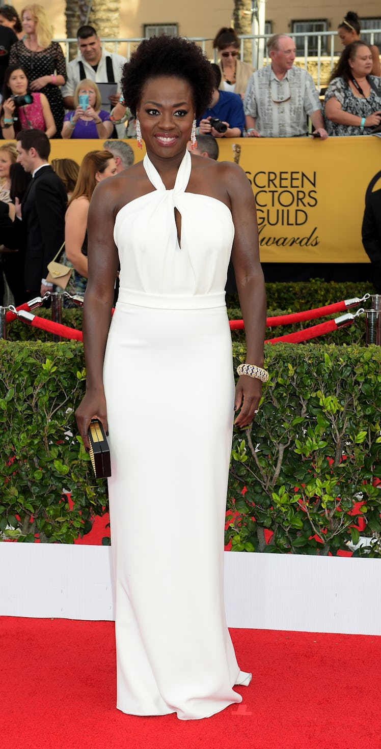 Viola Davis arrives to the 21st Annual Screen Actors Guild Awards
