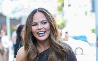 LOS ANGELES, CA - OCTOBER 25: Chrissy Teigen is seen on October 25, 2022 in Los Angeles, California....