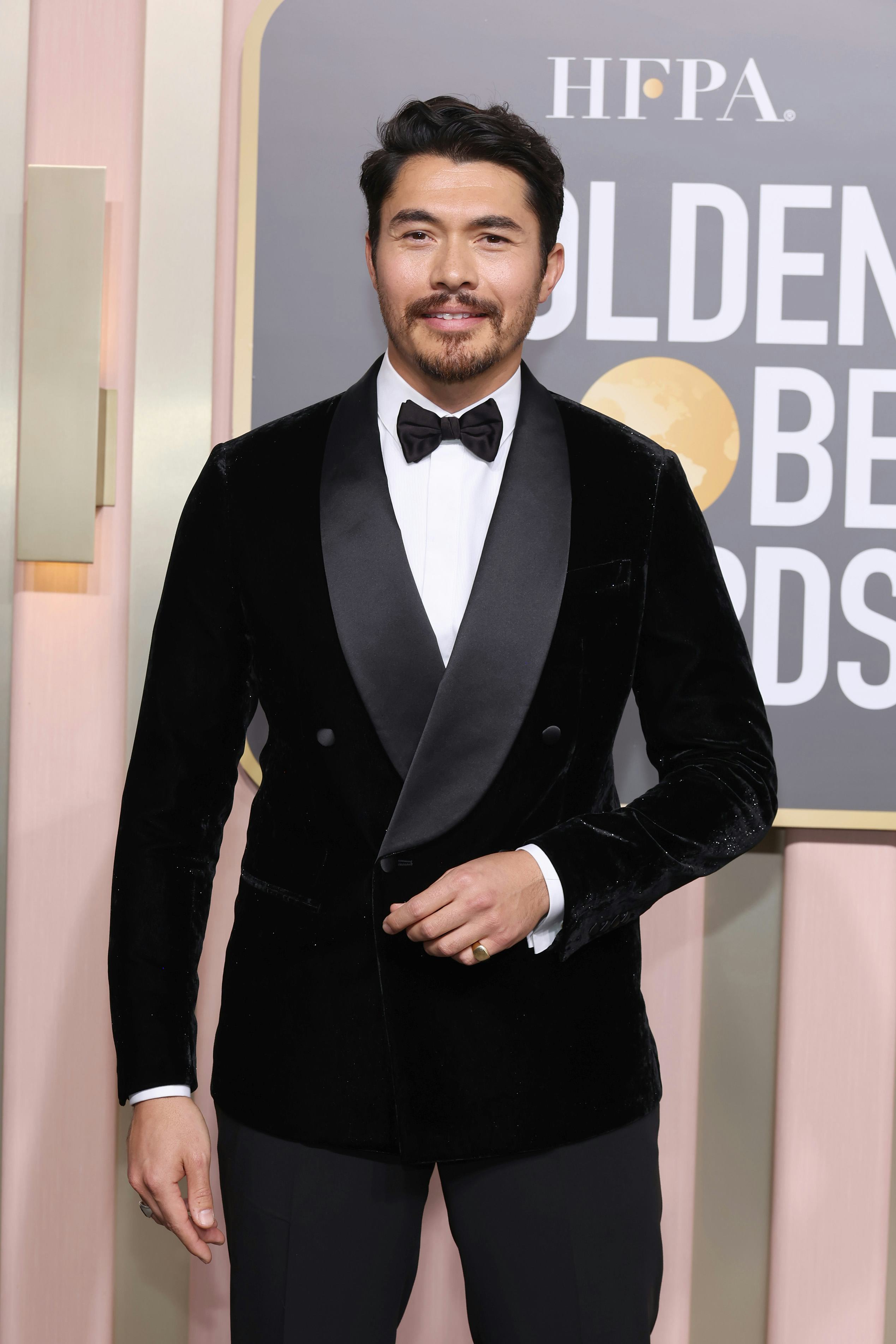 Henry Golding attends the 80th Annual Golden Globe Awards on January 10, 2023