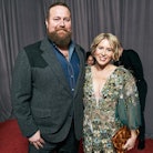Erin Napier and her husband, Ben Napier, of "Home Town" attend the 56th Annual Country Music Associa...