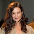 PARIS, FRANCE - FEBRUARY 27: (EDITORIAL USE ONLY) Katie Holmes attends the Chloe show as part of the...