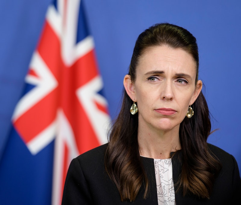 New Zealand Prime Minister Jacinda Arden announced her resignation. 