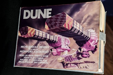 One of the ten Alejandro Jodorowsky's epic 1970 Dune storyboard copies is displayed to the public th...
