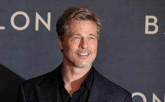 PARIS, FRANCE - JANUARY 14: Actor Brad Pitt attends the "Babylon" Paris Premiere at Le Grand Rex on ...