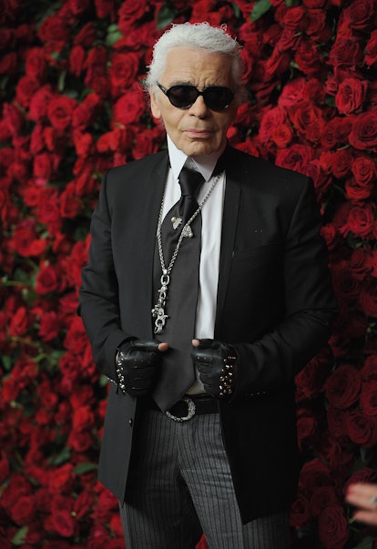 Designer Karl Lagerfeld attends the Museum of Modern Art's 4th Annual Film benefit "A Tribute to Ped...