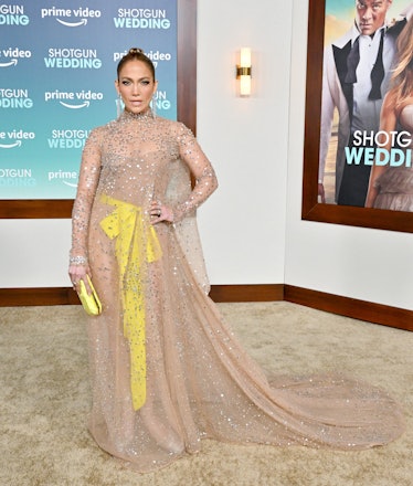 Jennifer Lopez attends the Los Angeles Premiere of Prime Video's "Shotgun Wedding"