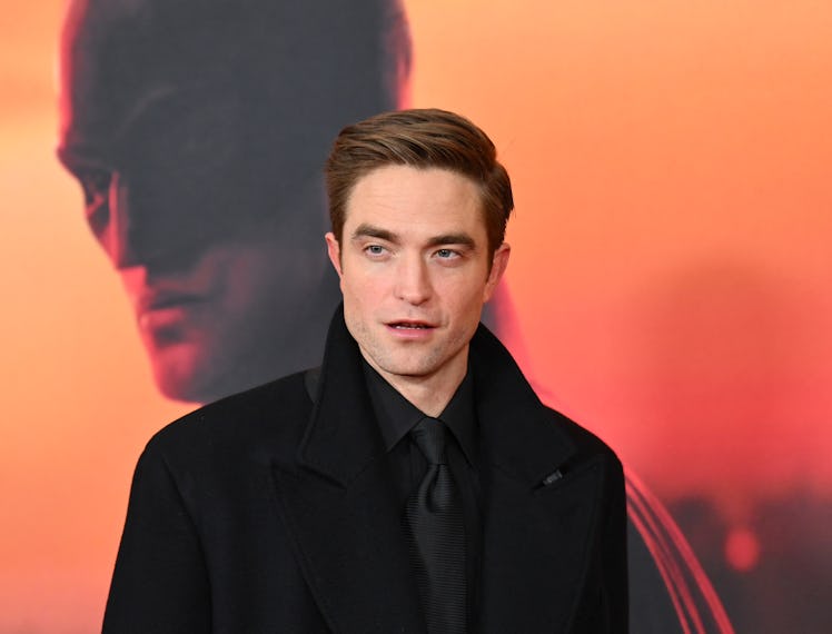 English actor Robert Pattinson arrives for "The Batman" world premiere at Josie Robertson Plaza in N...