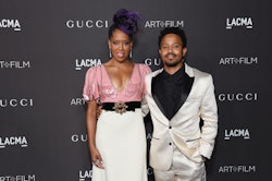 Regina King, wearing Gucci, and Ian Alexander Jr. attend the 2019 LACMA Art + Film Gala Presented By...