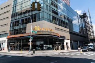 NEW YORK, UNITED STATES - 2022/08/19: View of Regal Cinemas Union Square as its parent company Cinew...