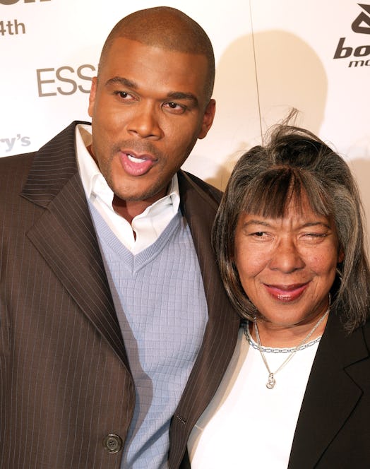 Tyler Perry and his mom in 2006.