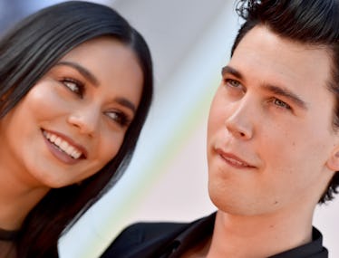 HOLLYWOOD, CALIFORNIA - JULY 22: Vanessa Hudgens and Austin Butler attend Sony Pictures' "Once Upon ...