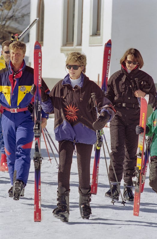Princess Diana ski outfits