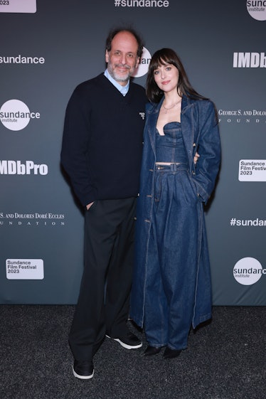 Luca Guadagnino and Dakota Johnson attend Sundance Institute's Inaugural Opening Night