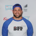 BENTONVILLE, AR - MAY 08:  Peyton Hillis attends "A League Of Their Own" event at Geena Davis' 2nd A...