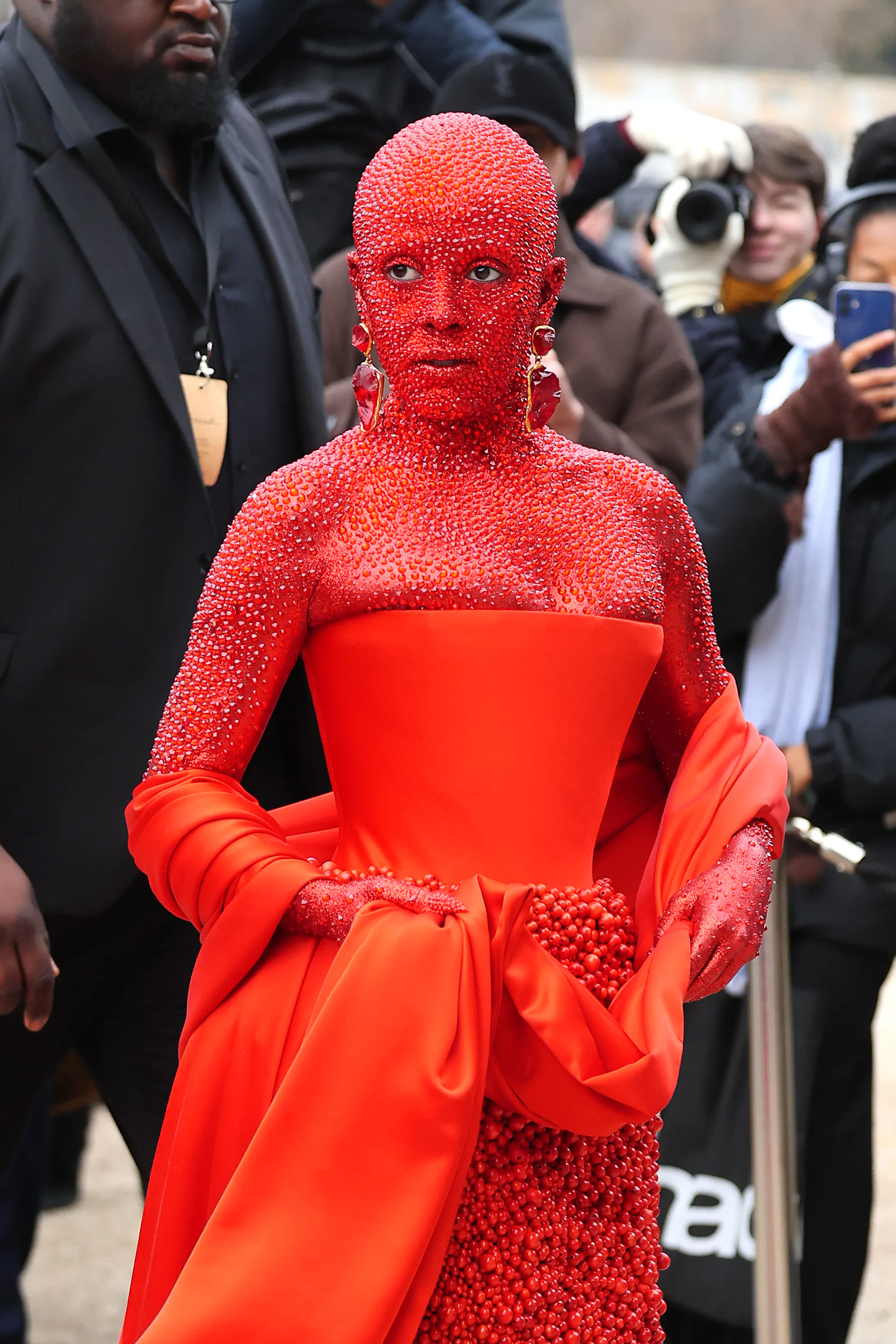 Doja Cat Wore Over 30,000 Crystals To Schiaparelli’s Couture Show