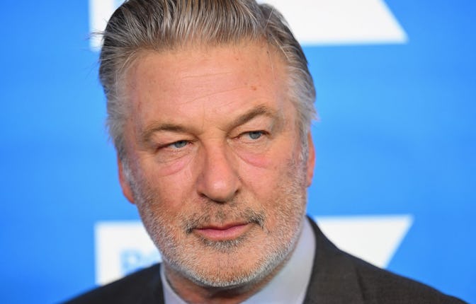 Actor Alec Baldwin arrives at the 2022 Robert F. Kennedy Human Rights Ripple of Hope Award Gala at t...