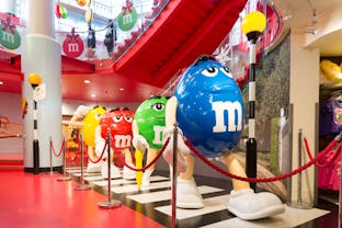 M&M's World in Leicester Square, London, England, UK. (Photo by: Alex Segre/UCG/Universal Images Gro...