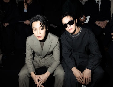 On Jan. 20, BTS' Jimin and J-Hope reunited at Dior's Fall/Winter 2023 menswear show in Paris. 