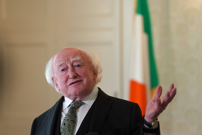 President Michael D. Higgins wants to ban homework.