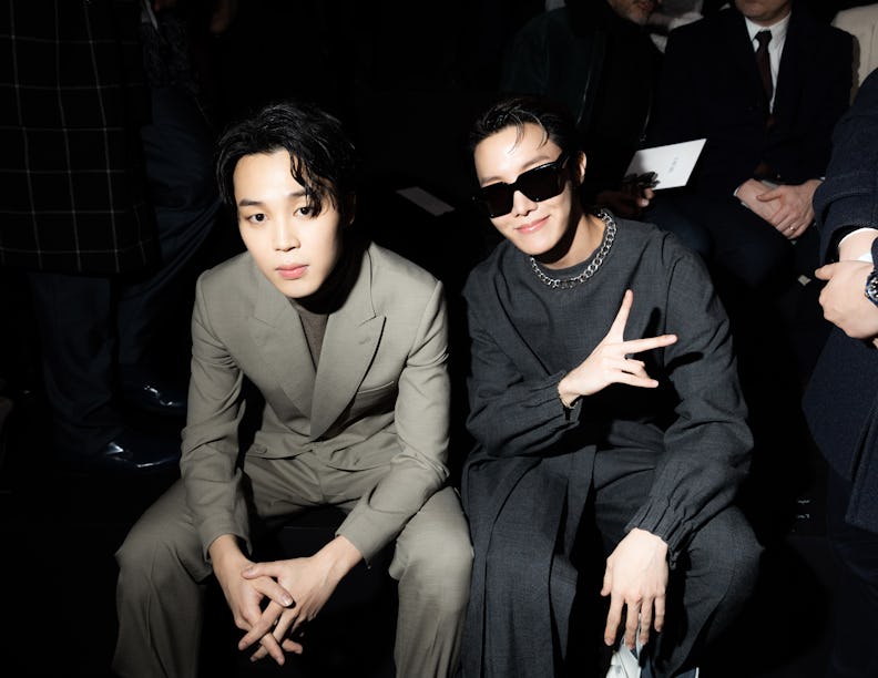 On Jan. 20, BTS' Jimin and J-Hope reunited at Dior's Fall/Winter 2023 menswear show in Paris.