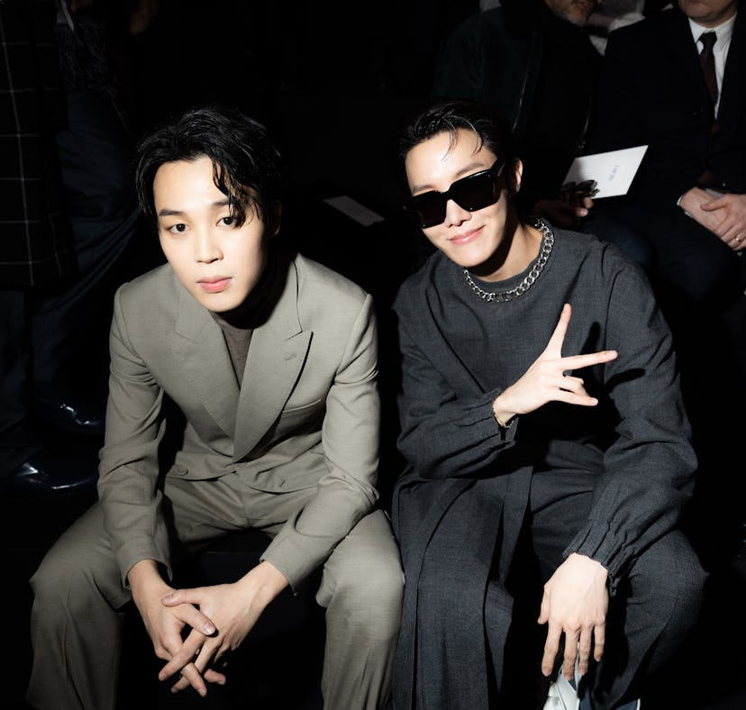 On Jan. 20, BTS' Jimin and J-Hope reunited at Dior's Fall/Winter 2023 menswear show in Paris.