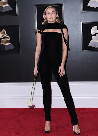 Miley Cyrus attends the 60th Annual GRAMMY Awards 
