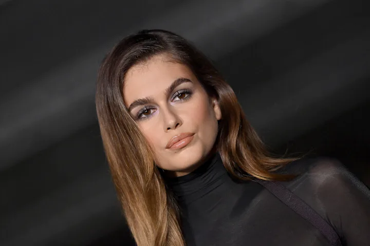 LOS ANGELES, CALIFORNIA - OCTOBER 15: Kaia Gerber attends the 2nd Annual Academy Museum Gala at Acad...