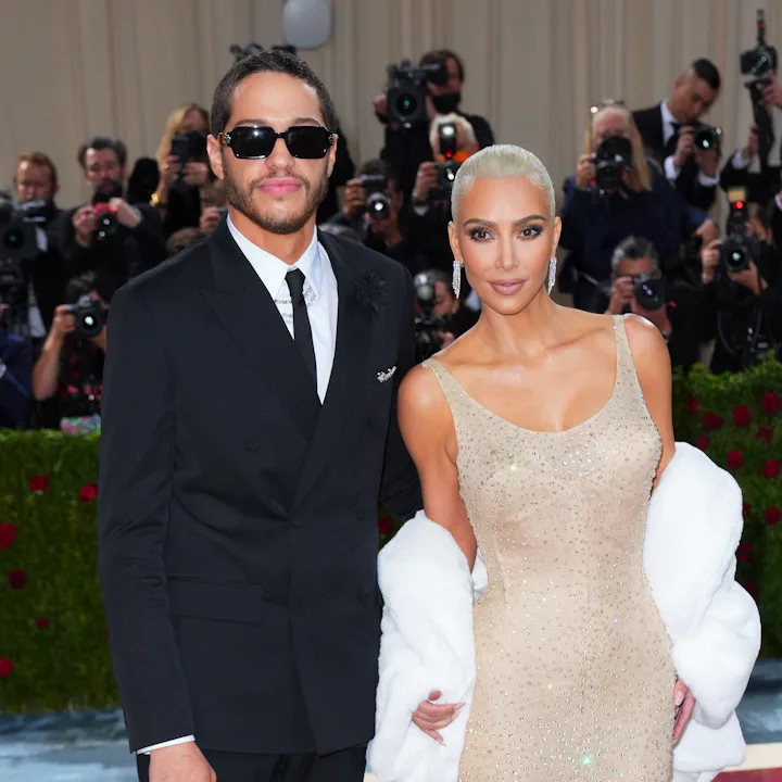 Pete Davidson and Kim Kardashian. The SNL alum just got his tattoos dedicated to ex-girlfriend Kim r...