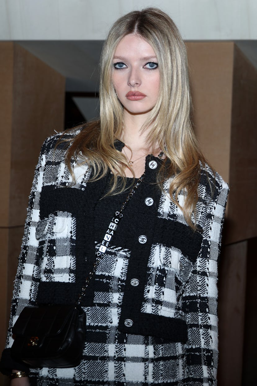 Apple Martin attends the Chanel Haute Couture Spring Summer 2023 show as part of Paris Fashion Week ...