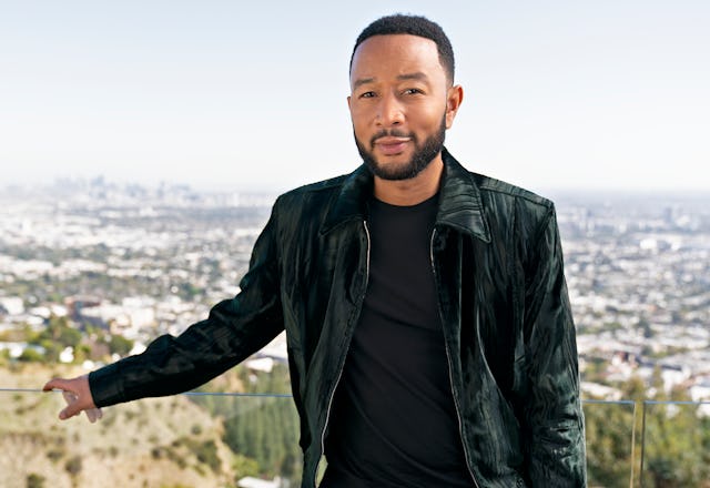 John Legend shares the first photo of him with daughter his youngest daughter Esti.