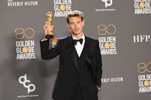 Austin Butler at the 80th Annual Golden Globe Awards held at The Beverly Hilton on January 10, 2023 ...