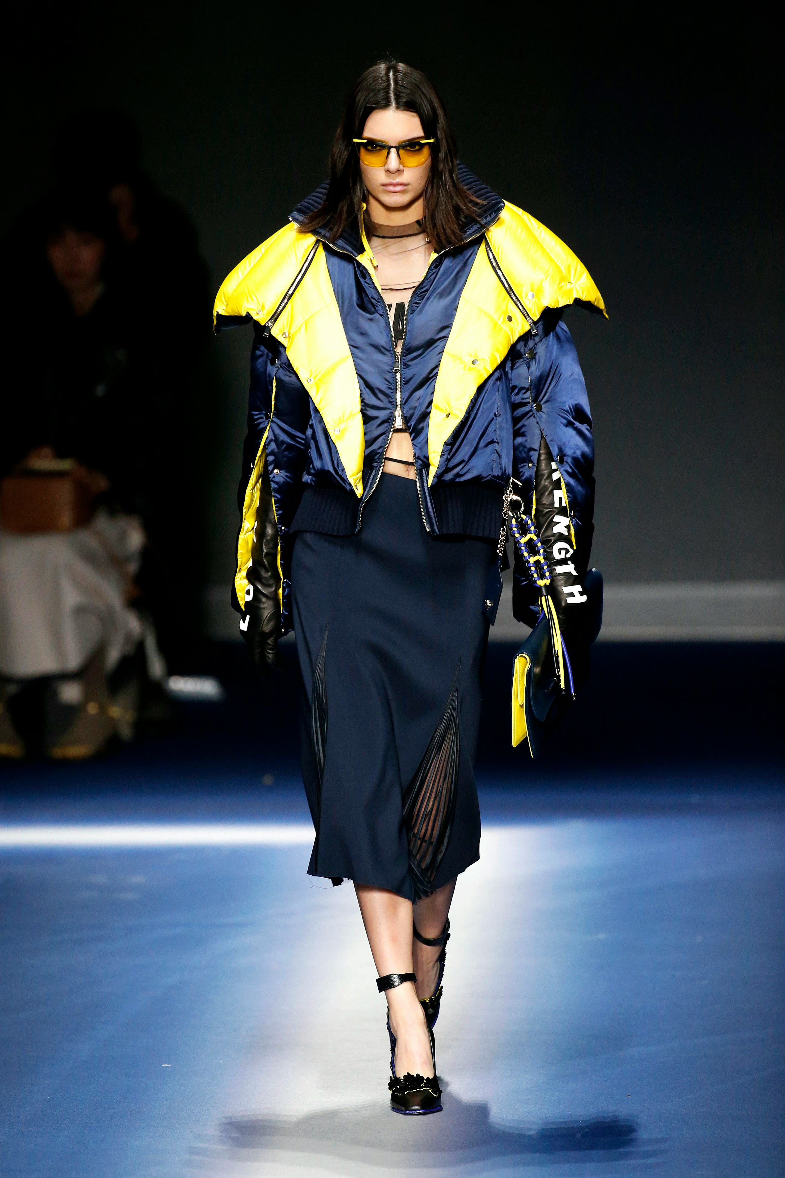 Model Kendall Jenner walks the runway at the Versace show during Milan Fashion Week Fall/Winter 2017&hellip;