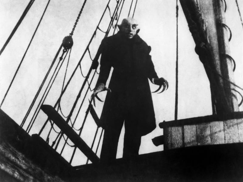 (Original Caption) Still from the famous 1922 German film, "Nosferatu," prototype of future films de...