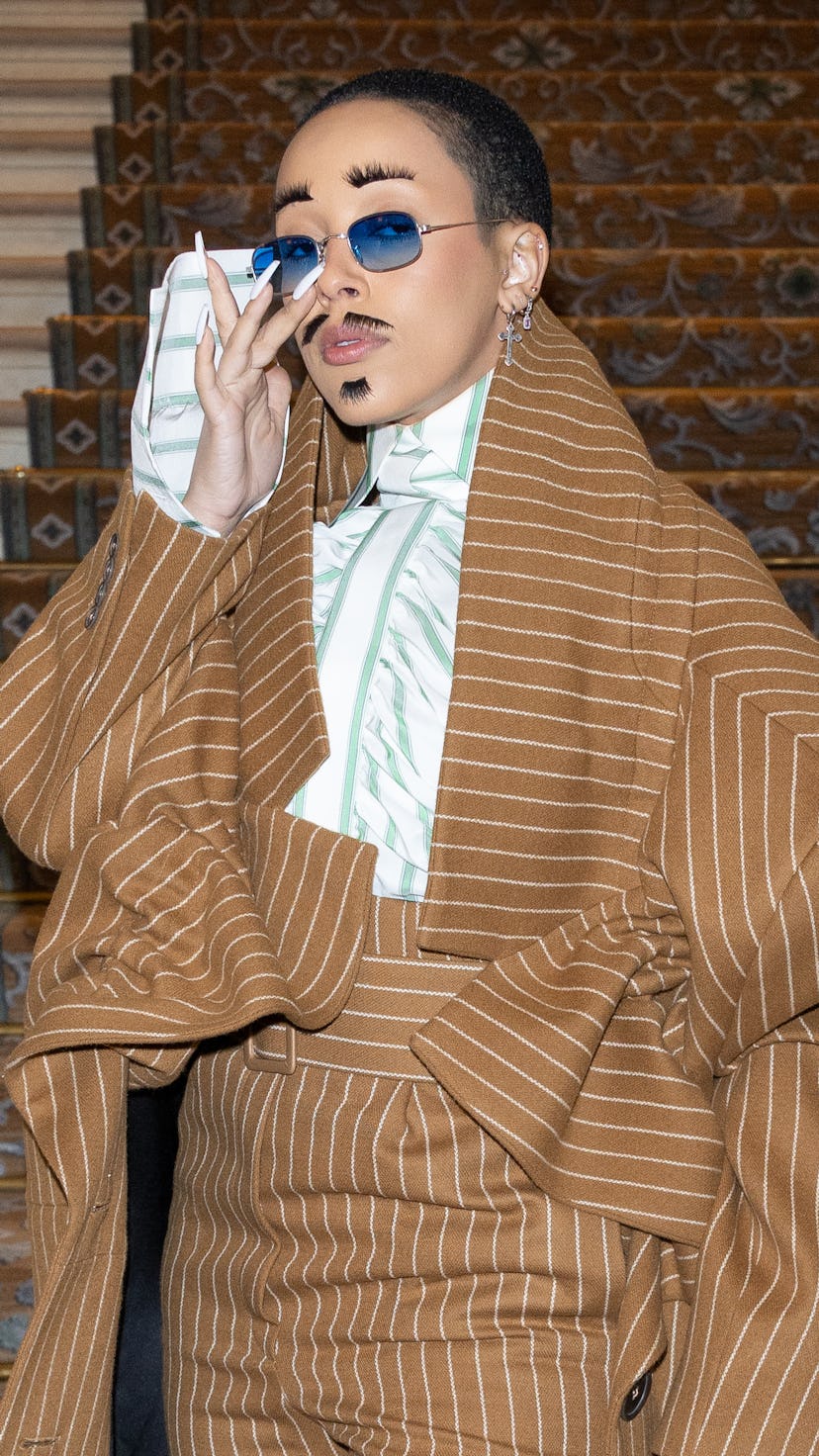 Doja Cat attends the Viktor & Rolf Haute Couture Spring Summer 2023 show as part of Paris Fashion We...