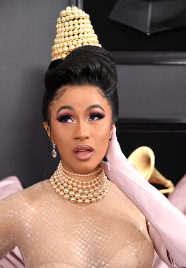 Cardi B arrives at the 61st Annual GRAMMY Awards 