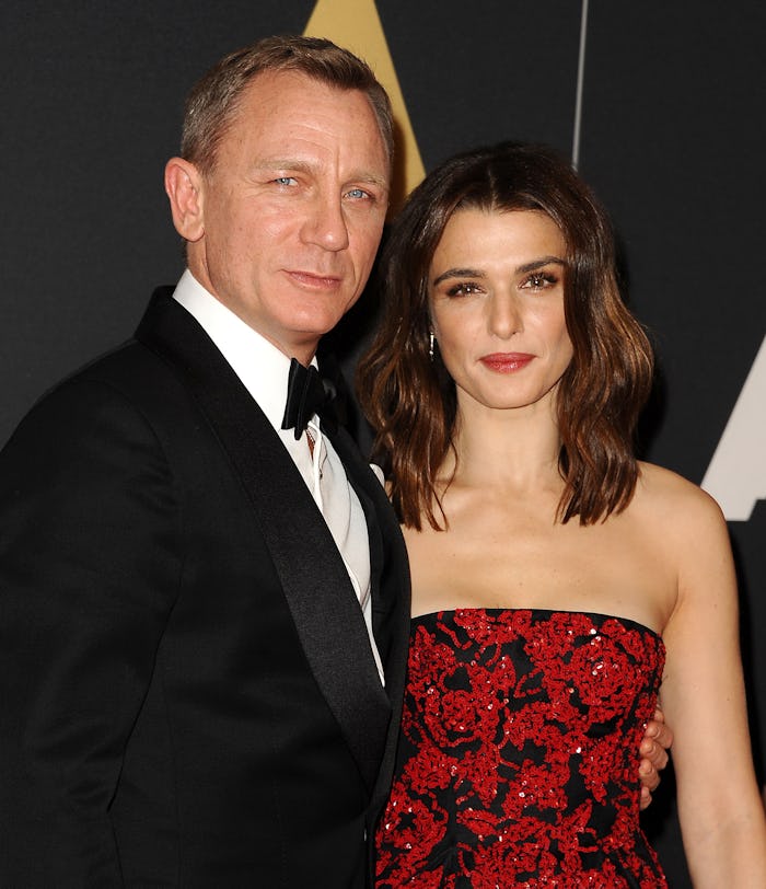 HOLLYWOOD, CA - NOVEMBER 14: Actor Daniel Craig and actress Rachel Weisz attend the 7th annual Gove...