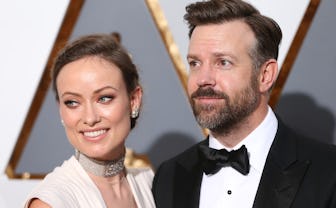 Olivia Wilde and Jason Sudeikis (Photo by Karl Walter/Deadline/Penske Media via Getty Images)